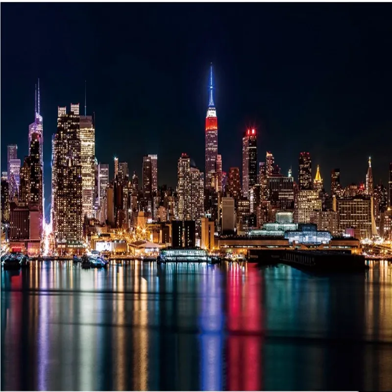 beibehang custom wallpaper New York night view of the city night landscape painting abstract King wall living room TV backgro
beibehang custom wallpaper New York night view of the city night landscape painting abstract King wall living room TV backgro