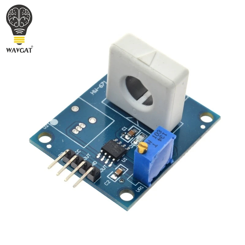 WAVGAT DC 5V WCS1800 Hall Current Detection Sensor Module 35A Precise With Overcurrent Signal Lamp
WAVGAT DC 5V WCS1800 Hall Current Detection Sensor Module 35A Precise With Overcurrent Signal Lamp