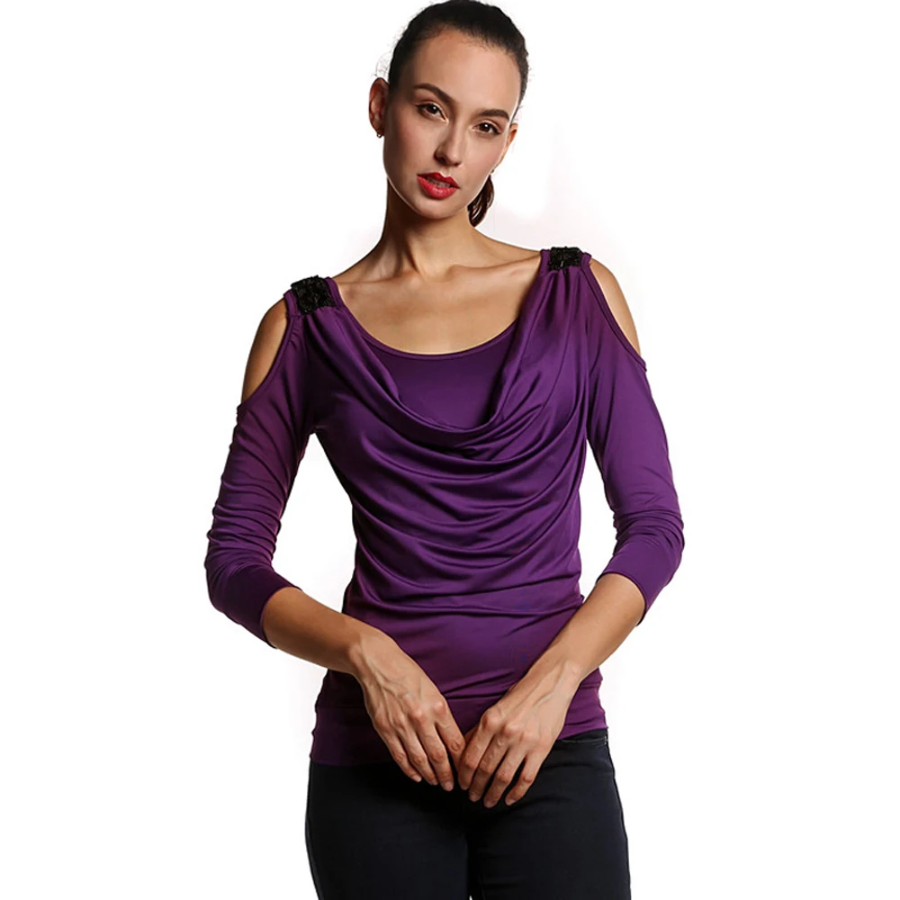 Good Quality Milk Silk Long Sleeve tee Shirts Slim T-Shirt Woman Underwear Casual Backing shirts Good New Purple t Shirt Clothes
Good Quality Milk Silk Long Sleeve tee Shirts Slim T-Shirt Woman Underwear Casual Backing shirts Good New Purple t Shirt Clothes