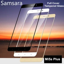 for Xiaomi Mi 5s Plus Glass Tempered 5.7 inch Full Cover Protective Film Mi 5s Plus Screen Protector Mi5s Plus Tempered Glass(China)