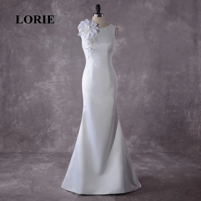 LORIE Wedding Dress Mermaid Trumpet Appliqued with Flowers Lace White Ivory zipper with Buttons O-Neck Bride Dress Wedding Gown
LORIE Wedding Dress Mermaid Trumpet Appliqued with Flowers Lace White Ivory zipper with Buttons O-Neck Bride Dress Wedding Gown
