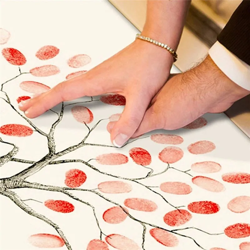 Fingerprint Signature Guest Book Wedding Party Supplies Baby Shower Fingerprints Tree Wedding Decoration Books 30cmX40cm
Fingerprint Signature Guest Book Wedding Party Supplies Baby Shower Fingerprints Tree Wedding Decoration Books 30cmX40cm