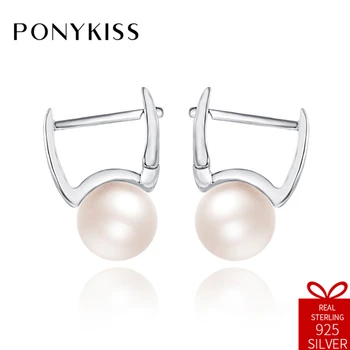 PONYKISS Classic Solid S925 Sterling Silver Pearl Stud Earrings For Women Party Anniversary Jewelry Accessories Gift
PONYKISS Classic Solid S925 Sterling Silver Pearl Stud Earrings For Women Party Anniversary Jewelry Accessories Gift