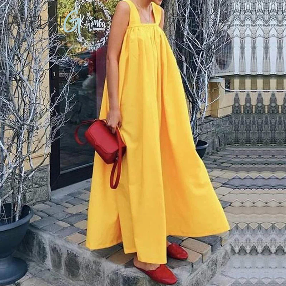 Women Bohemian Maxi Dress Square Neck Sleeveless Elegant Plus Size Women Party Holiday Long Loose Fashion Dresses Summer
Women Bohemian Maxi Dress Square Neck Sleeveless Elegant Plus Size Women Party Holiday Long Loose Fashion Dresses Summer
