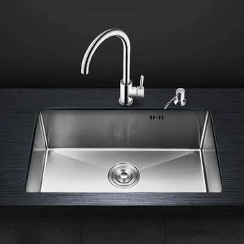 Kitchen stainless steel manual sink above counter or undermount sinks vegetable washing basin thick single bowl mx3291001
Kitchen stainless steel manual sink above counter or undermount sinks vegetable washing basin thick single bowl mx3291001