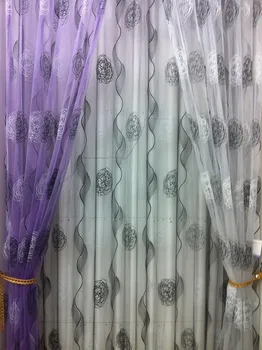 CS 103 tulip floral design rustic voile sheer Curtain fabrics luxury tulle panel for bedroom window Jacquard sheet
CS 103 tulip floral design rustic voile sheer Curtain fabrics luxury tulle panel for bedroom window Jacquard sheet