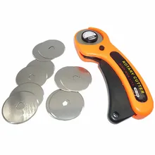 10pc 45mm Rotary Cutter Blade Patchwork Leather Fabric Paper Cut Blades Leather Craft Steel Circular Cutter + 45mm Rotary Cutter
10pc 45mm Rotary Cutter Blade Patchwork Leather Fabric Paper Cut Blades Leather Craft Steel Circular Cutter + 45mm Rotary Cutter