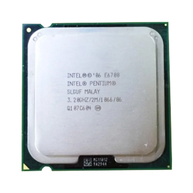 INTEL CORE 2 E6700 LAG 775 SOCKET 3.2GHz /65W /2M /FSB 1066/ DESKTOP CPU DUAL CORE processor
INTEL CORE 2 E6700 LAG 775 SOCKET 3.2GHz /65W /2M /FSB 1066/ DESKTOP CPU DUAL CORE processor