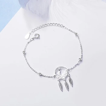 Simple Retro Pattern Literature Dream Catcher 925 Sterling Silver Temperament Female Trendy Resizable Bracelets SBR085
Simple Retro Pattern Literature Dream Catcher 925 Sterling Silver Temperament Female Trendy Resizable Bracelets SBR085
