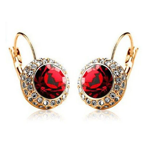 H:HYDE Vintage Fashion Hoop Earrings brinco New Jewelry Unique Round Small Crystal Hoop Earrings For Women Wedding 12 Colors
H:HYDE Vintage Fashion Hoop Earrings brinco New Jewelry Unique Round Small Crystal Hoop Earrings For Women Wedding 12 Colors
