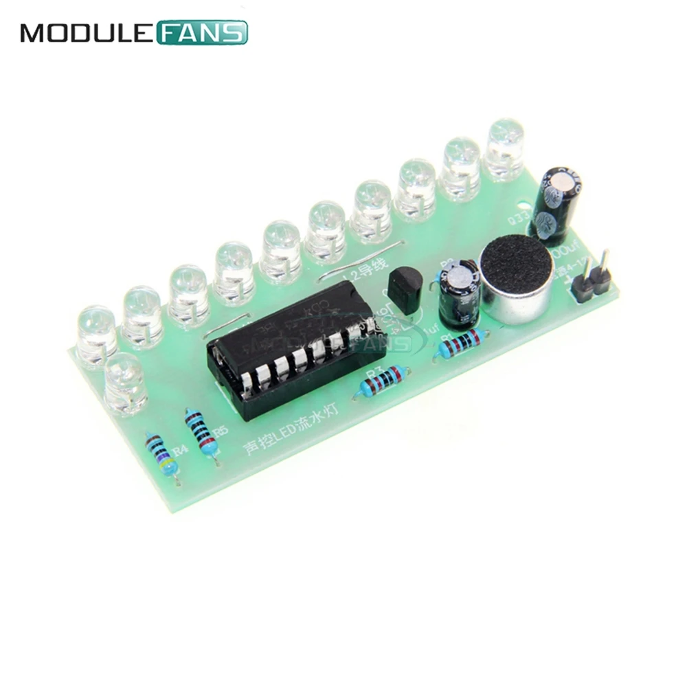 Voice-activated LED Water Light Kit CD4017 Lantern Control Fun Electronic Production Teaching Training Diy Electronic Module
Voice-activated LED Water Light Kit CD4017 Lantern Control Fun Electronic Production Teaching Training Diy Electronic Module