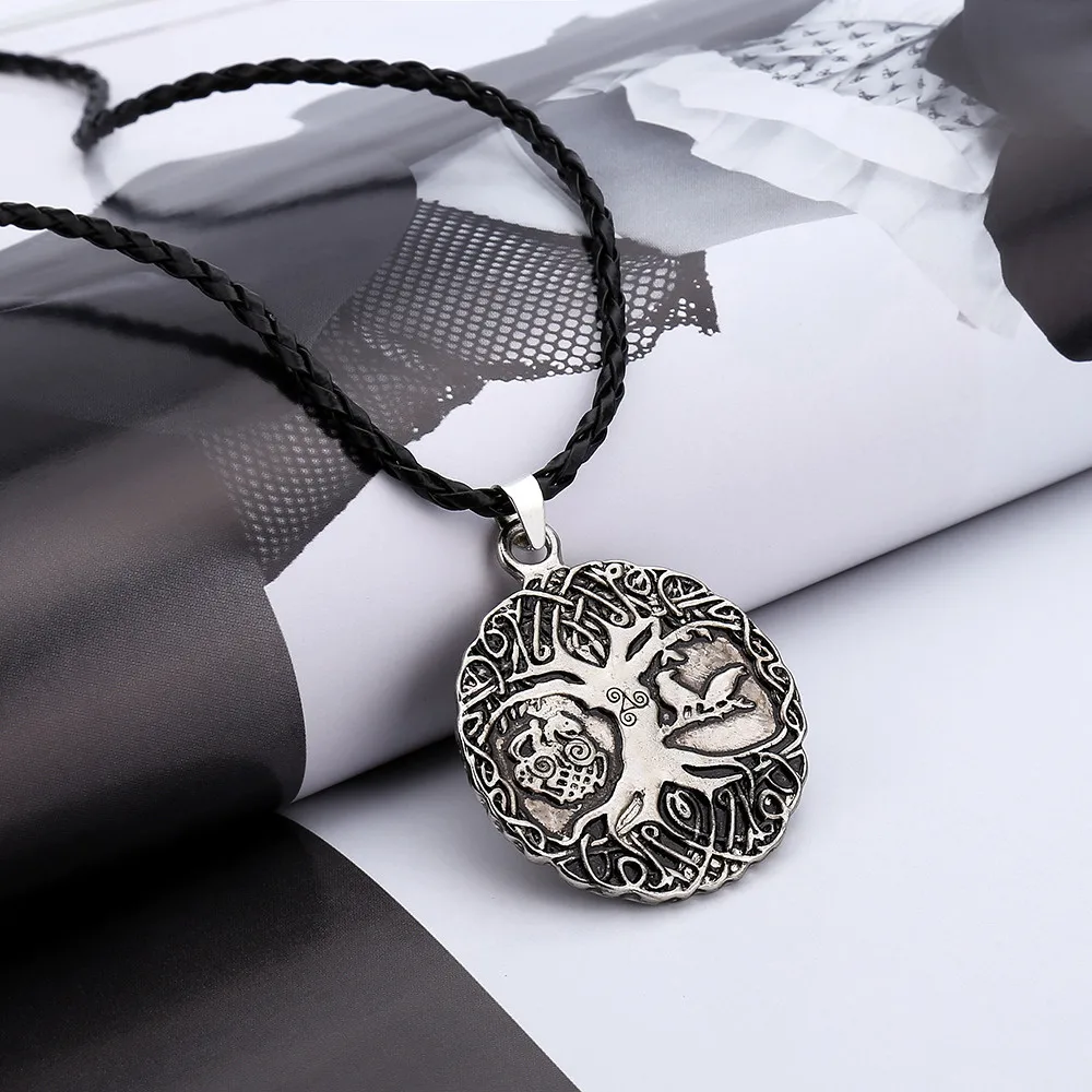 2020 tree Norse Viking Pendant Necklace Valknut Raven Pendant Runa Talisman Amulet Necklace Pendant Nordic Viking Knot ag11
2020 tree Norse Viking Pendant Necklace Valknut Raven Pendant Runa Talisman Amulet Necklace Pendant Nordic Viking Knot ag11