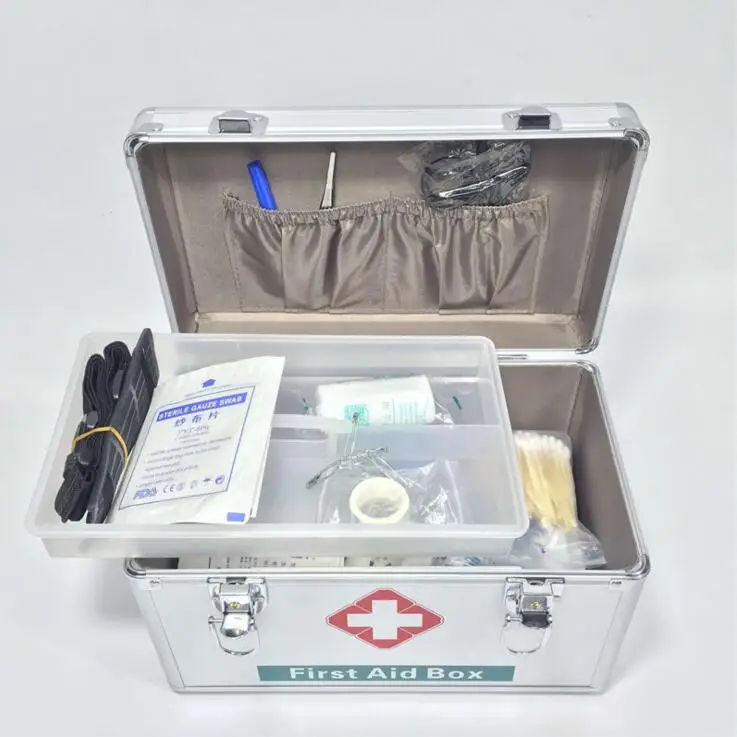 GBB31---Aluminium alloy domestic medical first-aid box, family medical box, medical empty case.
GBB31---Aluminium alloy domestic medical first-aid box, family medical box, medical empty case.