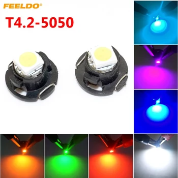 20Pcs Auto Car T4.2 1SMD 5050 Chip LED Dashboard Meter Panel LED Light Bulb 7-Color #FD-4760
20Pcs Auto Car T4.2 1SMD 5050 Chip LED Dashboard Meter Panel LED Light Bulb 7-Color #FD-4760