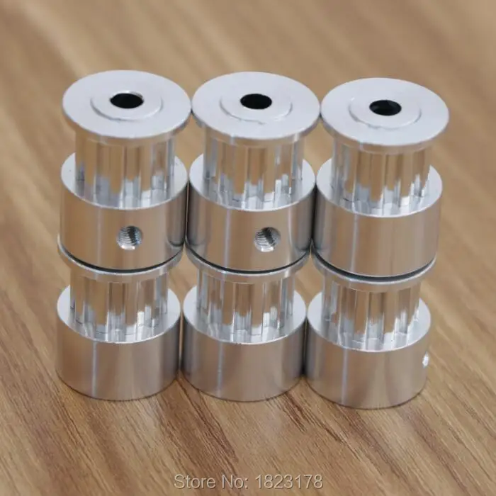 2PCS/Lot XL Type 10T Timing Belt Pulley 10 Teeth 5mm Inner Bore for belt width 10mm 5.08 Pitch Synchronous Pulley with M4 Screws
2PCS/Lot XL Type 10T Timing Belt Pulley 10 Teeth 5mm Inner Bore for belt width 10mm 5.08 Pitch Synchronous Pulley with M4 Screws
