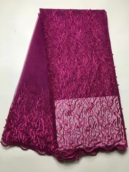 New Arrive Pretty African Lace Fabric With Bead Fabric Embroidery Nigerian French Tulle Lace Fabric 8 Color In Available 5 Yards
New Arrive Pretty African Lace Fabric With Bead Fabric Embroidery Nigerian French Tulle Lace Fabric 8 Color In Available 5 Yards