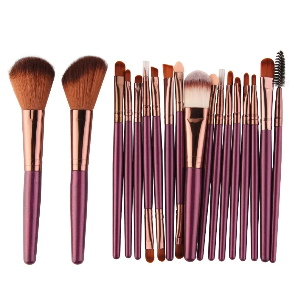 18Pcs/pack Makeup Brushes Tool Set Cosmetic Power Eye Shadow Foundation Blush Blending Beauty Make Up Brush Maquiagem New
18Pcs/pack Makeup Brushes Tool Set Cosmetic Power Eye Shadow Foundation Blush Blending Beauty Make Up Brush Maquiagem New