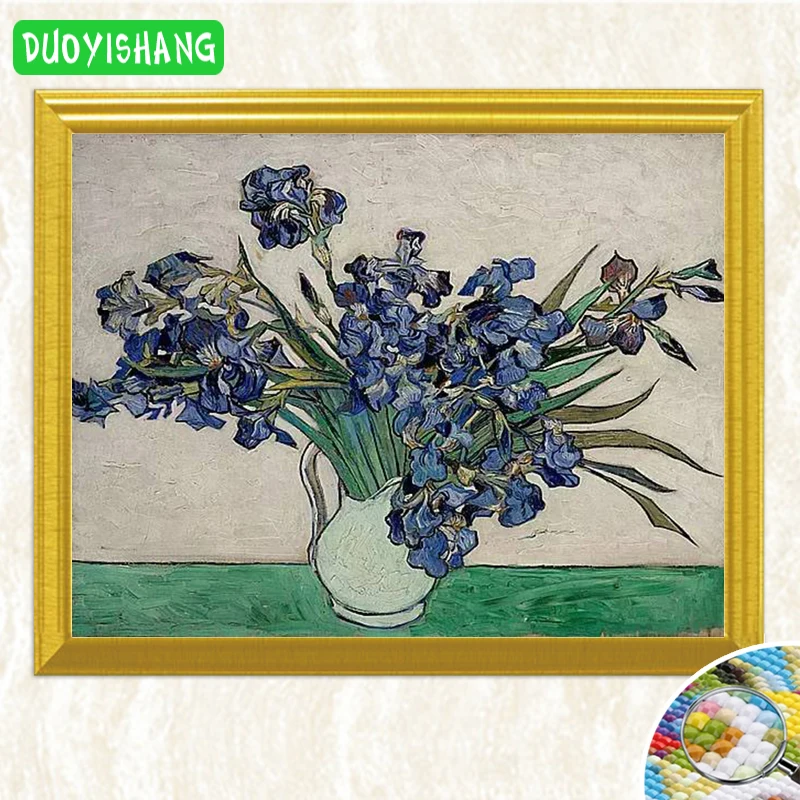 Van Gogh's Purple Iris in the Vase 5D DIY Diamond Painting Full Square Diamond Embroidery Sale Mosaic Pictures of Rhinestones
Van Gogh's Purple Iris in the Vase 5D DIY Diamond Painting Full Square Diamond Embroidery Sale Mosaic Pictures of Rhinestones