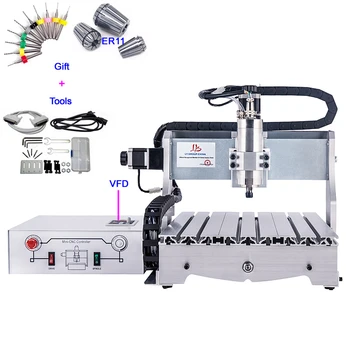 Mini CNC Wood Router 3040 Engraving Machine 800W VFD Ball Screw Metal Cutting Machine
Mini CNC Wood Router 3040 Engraving Machine 800W VFD Ball Screw Metal Cutting Machine