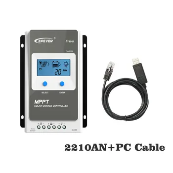 Tracer2210AN 20A MPPT Solar Panel Charge li-ion li LiFePO4 battery 2210AN 2210A PC Communication software CC-USB-RS485-150U
Tracer2210AN 20A MPPT Solar Panel Charge li-ion li LiFePO4 battery 2210AN 2210A PC Communication software CC-USB-RS485-150U
