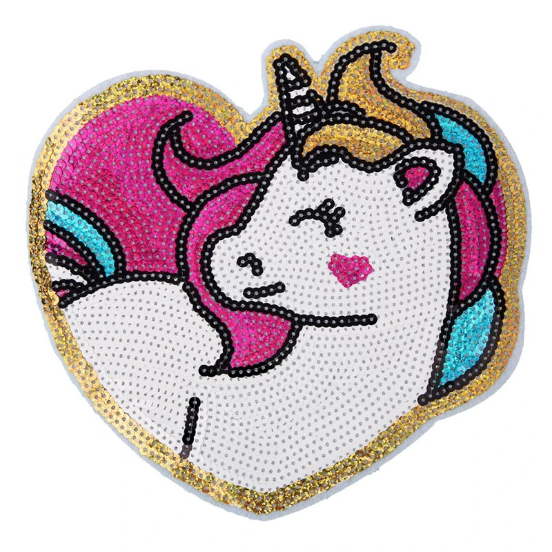 Fine Unicorn Love Patches For Clothes Sew On Sequins Applique Applications Motif Embroidery Patches Sticker DIY Accessories
Fine Unicorn Love Patches For Clothes Sew On Sequins Applique Applications Motif Embroidery Patches Sticker DIY Accessories