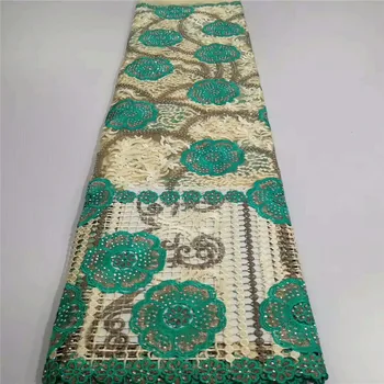 2018 Green Embroidered African Lace Fabric High Quality Cord Lace Guipure Lace Fabric with Stones Water Soluble Lace FabricH1400
2018 Green Embroidered African Lace Fabric High Quality Cord Lace Guipure Lace Fabric with Stones Water Soluble Lace FabricH1400