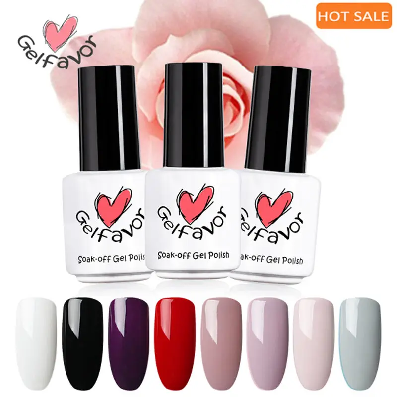 Gelfavor New 01-58 Pure Color Nail Art Gel Polish Soak-Off UV LED Long Lasting Gel Lacquer Semi Permanent Primer Paint
Gelfavor New 01-58 Pure Color Nail Art Gel Polish Soak-Off UV LED Long Lasting Gel Lacquer Semi Permanent Primer Paint