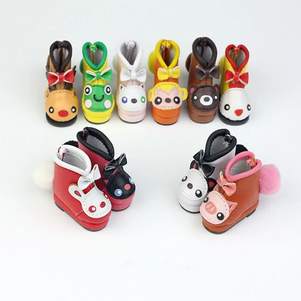 Animal boots doll shoes available for Blyth Azone Dal momoko Pullip Lati JB dolls accessories
Animal boots doll shoes available for Blyth Azone Dal momoko Pullip Lati JB dolls accessories