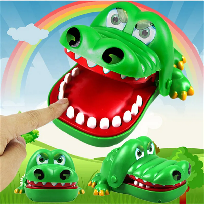 Hot Sale Funny Toy For Chilrden Large Crocodile Joke Mouth Dentist Bite Finger Game Fun Antistress Gift | Игрушки и хобби