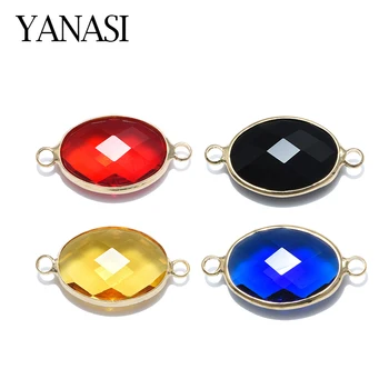 10 Pieces Accessories for Jewelry Making Crystal Oval Connectors Charms Handmade Bracelet Earrings Gift Jewellery Wholesale
10 Pieces Accessories for Jewelry Making Crystal Oval Connectors Charms Handmade Bracelet Earrings Gift Jewellery Wholesale