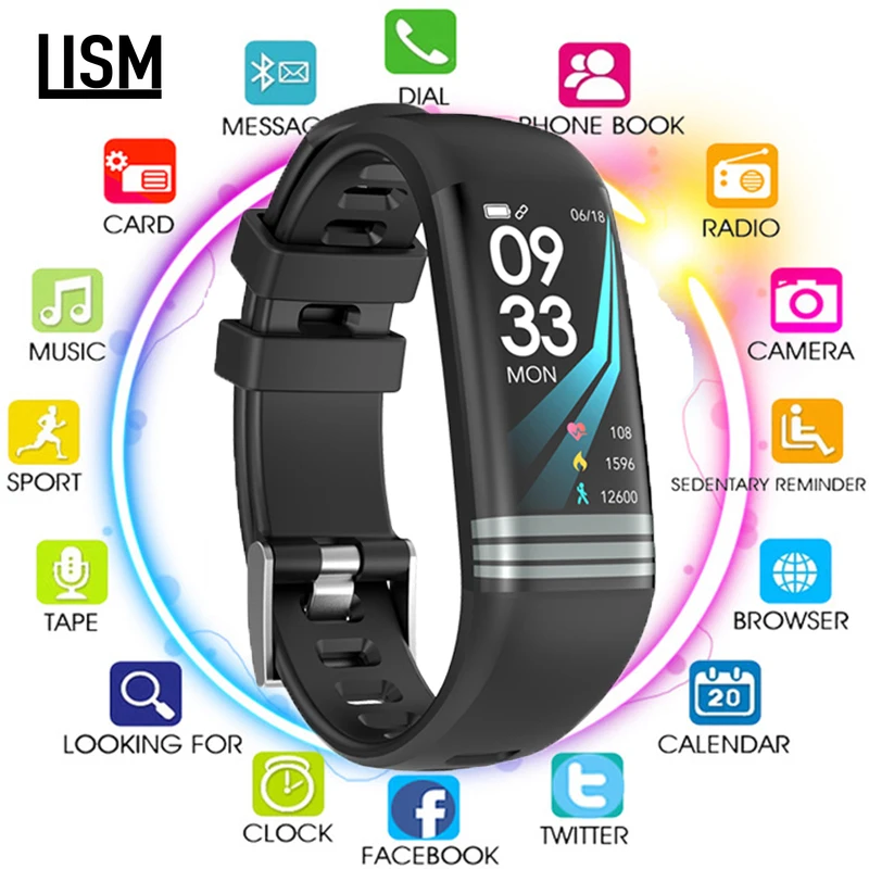 Smartwatch Color Screen Smart Bracelet Fitness Watch Activity Tracker Waterproof Smart Band Blood Pressure Measurement Wristband
Smartwatch Color Screen Smart Bracelet Fitness Watch Activity Tracker Waterproof Smart Band Blood Pressure Measurement Wristband