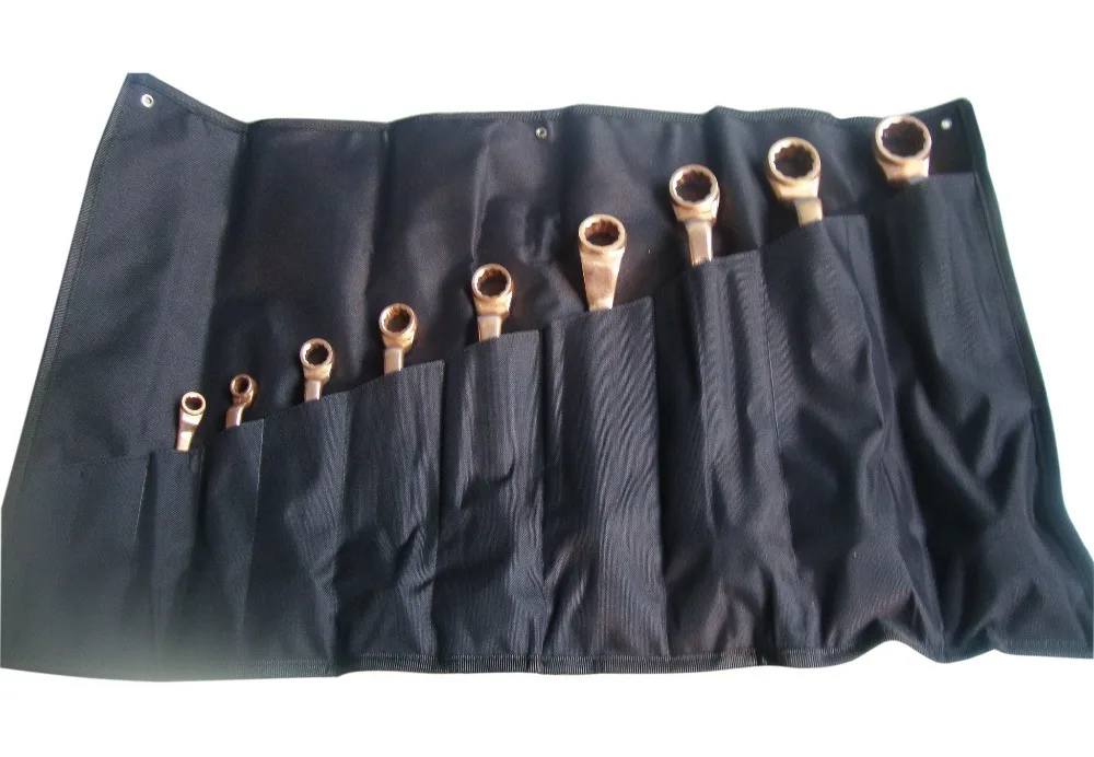 10 pcs Copper Alloy Double Box Offset Wrench Spanner Sets,Beryllium Bronze,Non sparking Safety Hand Tools.
10 pcs Copper Alloy Double Box Offset Wrench Spanner Sets,Beryllium Bronze,Non sparking Safety Hand Tools.
