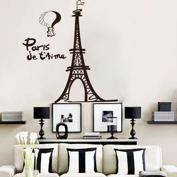 Eiffel Tower Wall Sticker Living Room Pairs French City Tower Wall Decal Kids Room Landscape Children Room Cut Vinyl Wall Art
Eiffel Tower Wall Sticker Living Room Pairs French City Tower Wall Decal Kids Room Landscape Children Room Cut Vinyl Wall Art