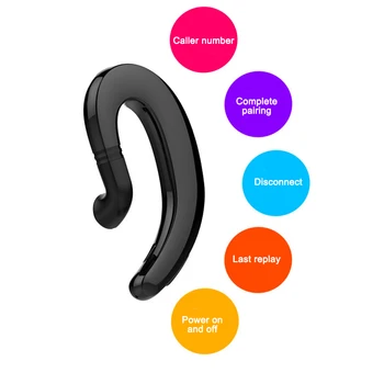 New 4.2 Headset Stereo Sports Headphone Universal Stereo Bluetooth Headset Bone Conduction Wireless Bluetooth for Sports
New 4.2 Headset Stereo Sports Headphone Universal Stereo Bluetooth Headset Bone Conduction Wireless Bluetooth for Sports