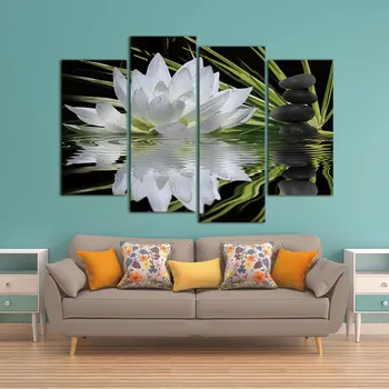 4 Panels canvas paintings lotus flower In Black Wall Art Picture printing poster of home decoration
4 Panels canvas paintings lotus flower In Black Wall Art Picture printing poster of home decoration