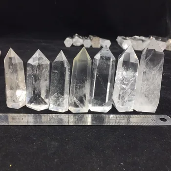 7pcs Natural Clear Transparent Quartz Crystal Polished Healing Single Point Reiki Crystal Wand FREE SHIPPING Decor
7pcs Natural Clear Transparent Quartz Crystal Polished Healing Single Point Reiki Crystal Wand FREE SHIPPING Decor