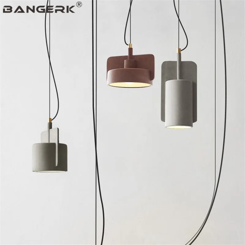 Nordic Design Loft Industrial Pendant Light LED Vintage Cement Hanging Lamp Dining Room Home Decor Indoor Lighting Fixtures
Nordic Design Loft Industrial Pendant Light LED Vintage Cement Hanging Lamp Dining Room Home Decor Indoor Lighting Fixtures