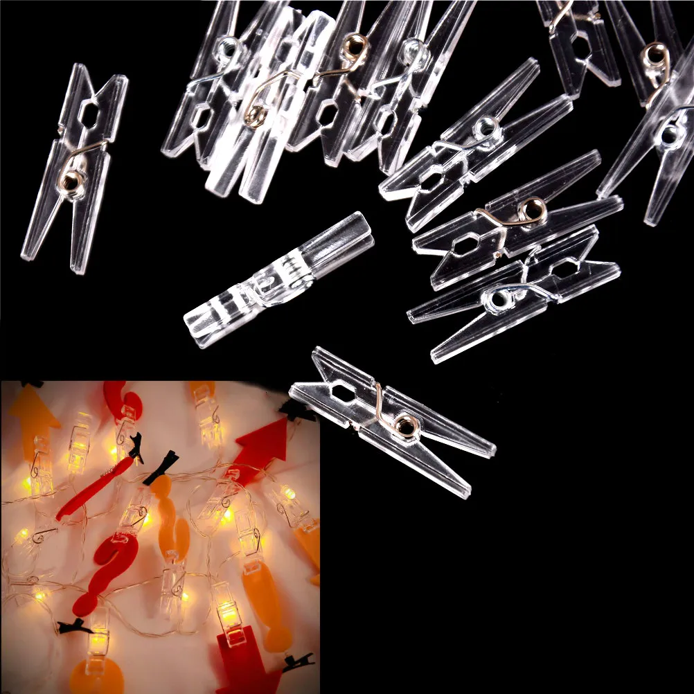20 PCS 25m Mini Spring Clear Transparent Clips Clothes Photo Paper Peg Pin Clothespin Craft Clips Party Home Decoration
20 PCS 25m Mini Spring Clear Transparent Clips Clothes Photo Paper Peg Pin Clothespin Craft Clips Party Home Decoration