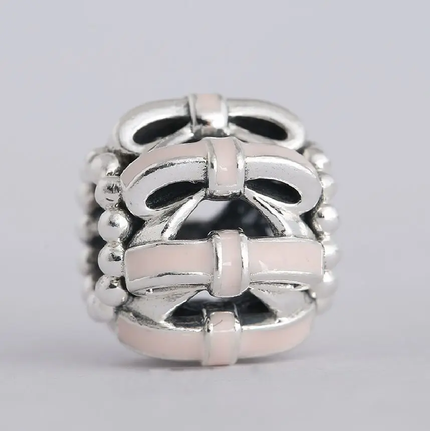 Winter Christmas Gift 925 Sterling Silver Pink Enamel Openwork Bow Ball Charms Fit Original Pandora Charms Bracelet jewelry
Winter Christmas Gift 925 Sterling Silver Pink Enamel Openwork Bow Ball Charms Fit Original Pandora Charms Bracelet jewelry