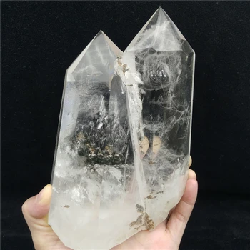 Gorgeous! Large Phantom Crystal Wands Ghost Quartz Point Clear Quartz w Rainbow Inclusion Point Chakra Healing Tool Meditation
Gorgeous! Large Phantom Crystal Wands Ghost Quartz Point Clear Quartz w Rainbow Inclusion Point Chakra Healing Tool Meditation