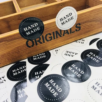 Black White Handmade Food Paper Packaging Stickers 160pcs 3.6cm Round Stickers Paper Printed Wedding Gift Boxes Lables
Black White Handmade Food Paper Packaging Stickers 160pcs 3.6cm Round Stickers Paper Printed Wedding Gift Boxes Lables