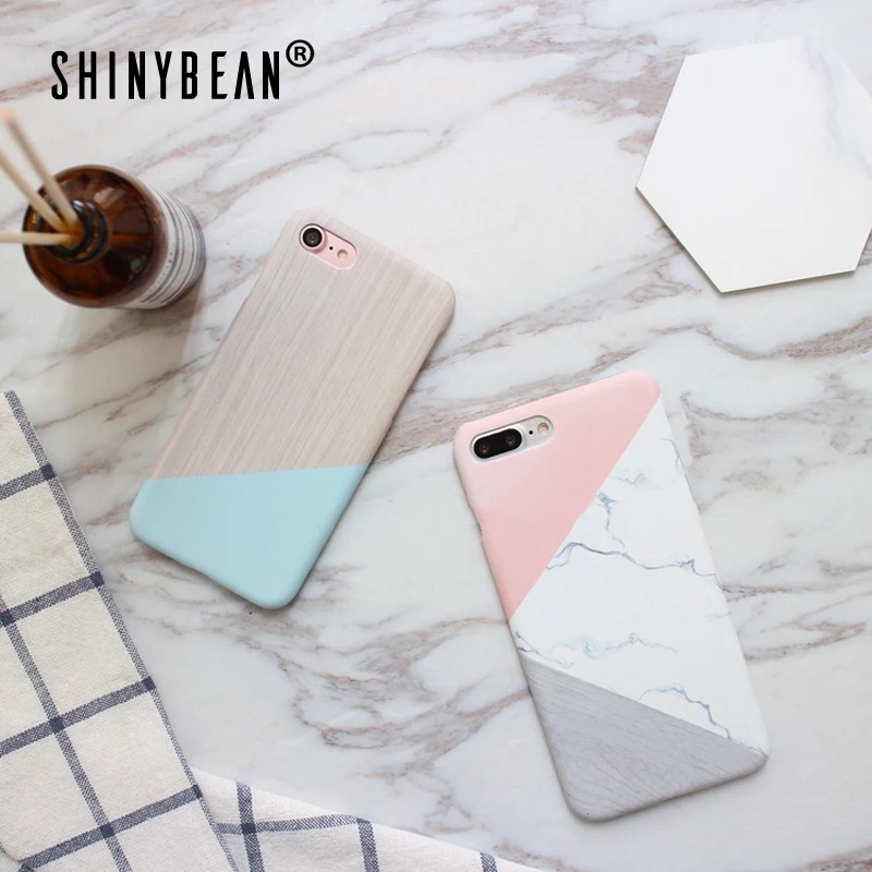 ShinyBean Simple Marble Wood Phone Case For iPhone 6 6S 7 8 Plus X Ultra Slim Hard Cases For iphone X 8 7 Pink Blue Cover Coque
ShinyBean Simple Marble Wood Phone Case For iPhone 6 6S 7 8 Plus X Ultra Slim Hard Cases For iphone X 8 7 Pink Blue Cover Coque