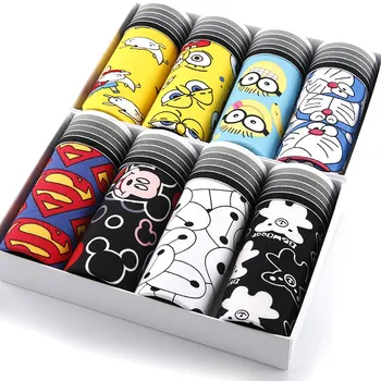 8pcs/lot funny male underpants man superhero underwear boxer shorts trunks slacks cartoon mens silk panties bamboo for men 
8pcs/lot funny male underpants man superhero underwear boxer shorts trunks slacks cartoon mens silk panties bamboo for men