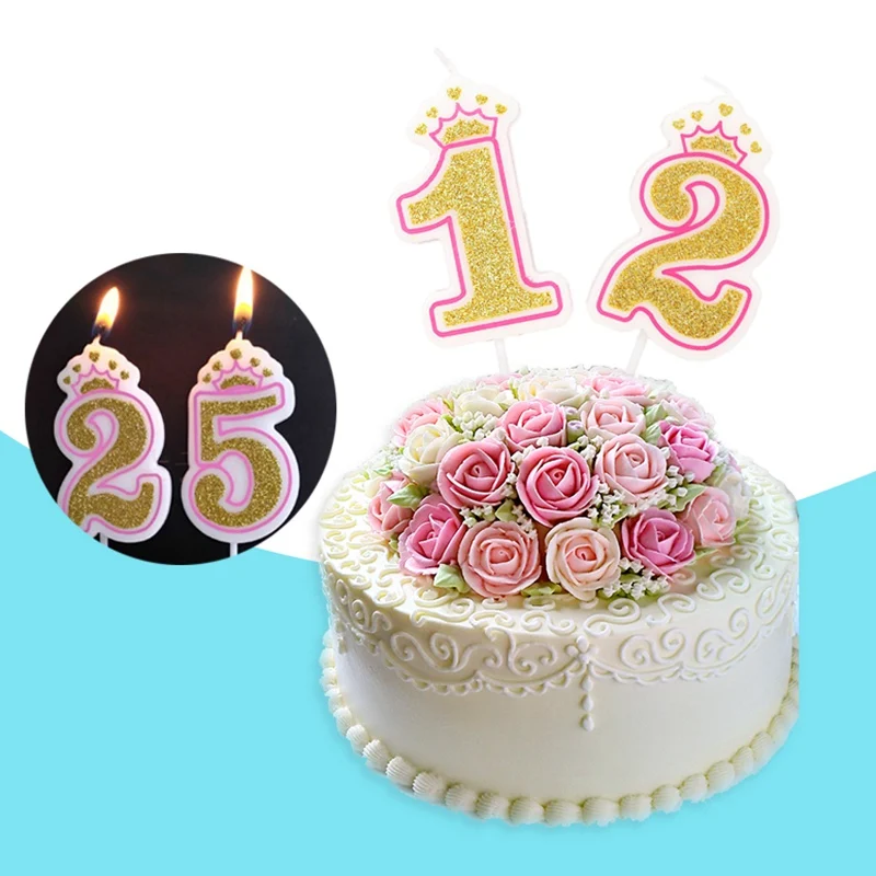 Gold Glitter Pink Number 0-9 Cake Candle Toppers Kids Birthday Party Favors Personalized Happy Birthday Cake Decorations Silver
Gold Glitter Pink Number 0-9 Cake Candle Toppers Kids Birthday Party Favors Personalized Happy Birthday Cake Decorations Silver