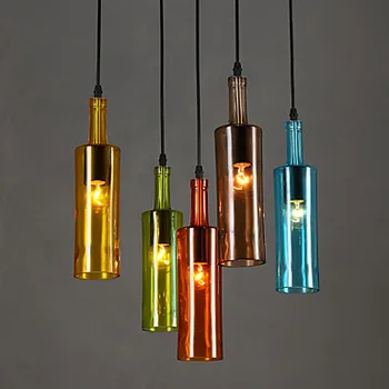 Colorful Bottle LED Pendant Lights Fixtures for Home Lighting Coffee Dining Room Hanging Lamp Suspension Luminaire Hanglamp
Colorful Bottle LED Pendant Lights Fixtures for Home Lighting Coffee Dining Room Hanging Lamp Suspension Luminaire Hanglamp