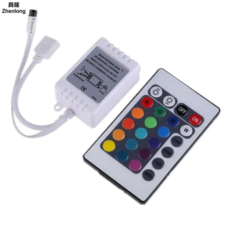 DC12V 24 Keys IR Remote RGB Controller for SMD3528/5050/5730/5630/3014 RGB LED Strip lights Mini Controller Dimmer RGB
DC12V 24 Keys IR Remote RGB Controller for SMD3528/5050/5730/5630/3014 RGB LED Strip lights Mini Controller Dimmer RGB