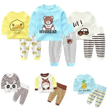 Cartoon Duck Baby Toddlers Kids Girls Nightwear Pajamas Set Sleepwear Baby Homewear Clothing Suit High Waist Baby Boy Underwear
Cartoon Duck Baby Toddlers Kids Girls Nightwear Pajamas Set Sleepwear Baby Homewear Clothing Suit High Waist Baby Boy Underwear