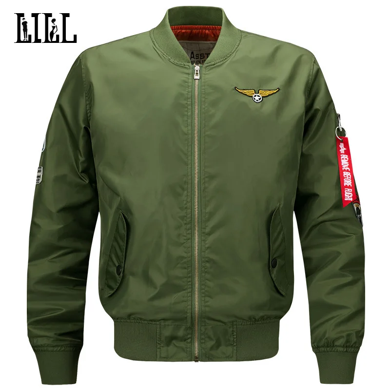 M-6XL Men's Waterproof Bomber Jacket Men Spring Air Force One Army Military Coat Style Black Male Short Baseball Jackets,UMA443
M-6XL Men's Waterproof Bomber Jacket Men Spring Air Force One Army Military Coat Style Black Male Short Baseball Jackets,UMA443
