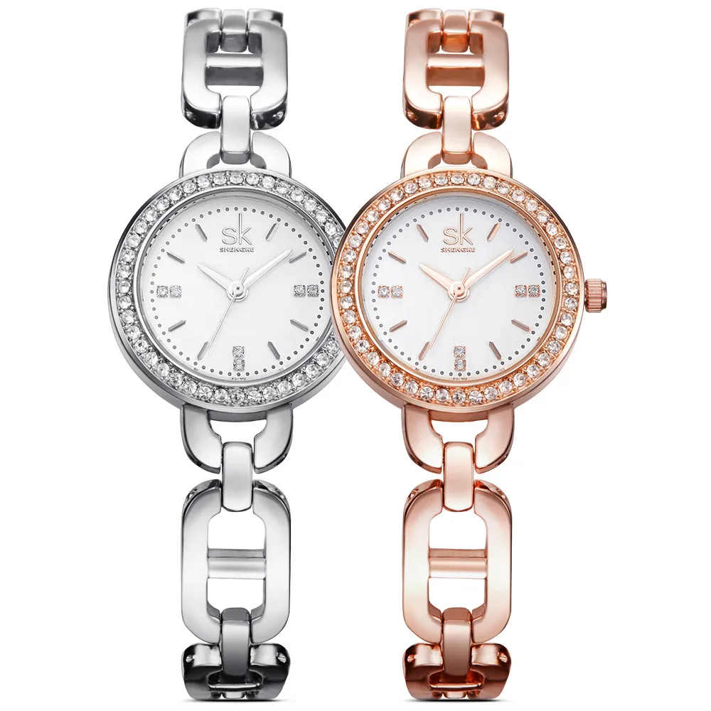 New Brand Fashion Leisure Crystal Diamond Watch Stainless Steel Bracelet Waterproof Quartz Watch Simple Style Watch Reloj Mujer
New Brand Fashion Leisure Crystal Diamond Watch Stainless Steel Bracelet Waterproof Quartz Watch Simple Style Watch Reloj Mujer