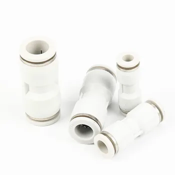 White Air Water Tube Fittings 4 6 8 10 12 14 16mm Tube Straight Push in Pneumatic Connector One Touch Union Quick Fittings
White Air Water Tube Fittings 4 6 8 10 12 14 16mm Tube Straight Push in Pneumatic Connector One Touch Union Quick Fittings